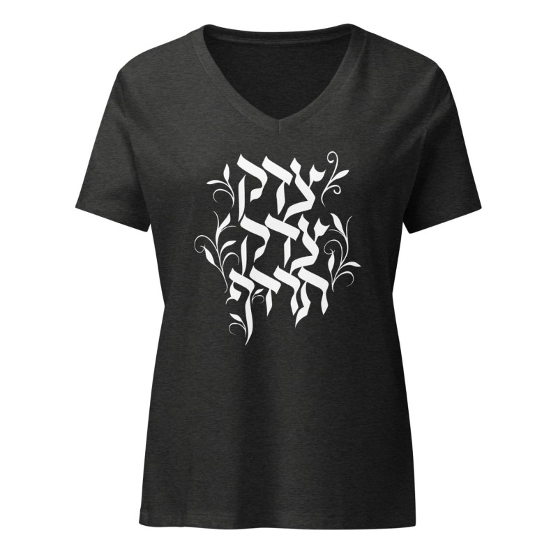 Justice, Justice Shall You Pursue Women's V-Neck T-Shirt