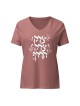 Justice, Justice Shall You Pursue T-shirt col V femme