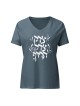 Justice, Justice Shall You Pursue T-shirt col V femme