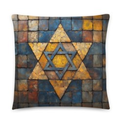 Antique Star of David Basic Pillow