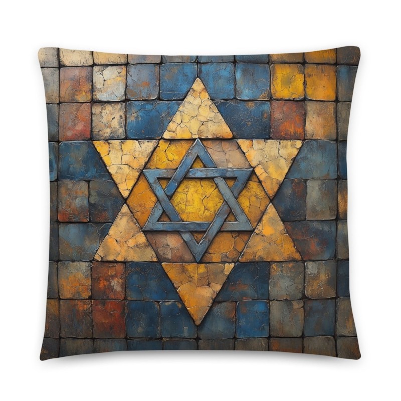 Antique Star of David Basic Pillow