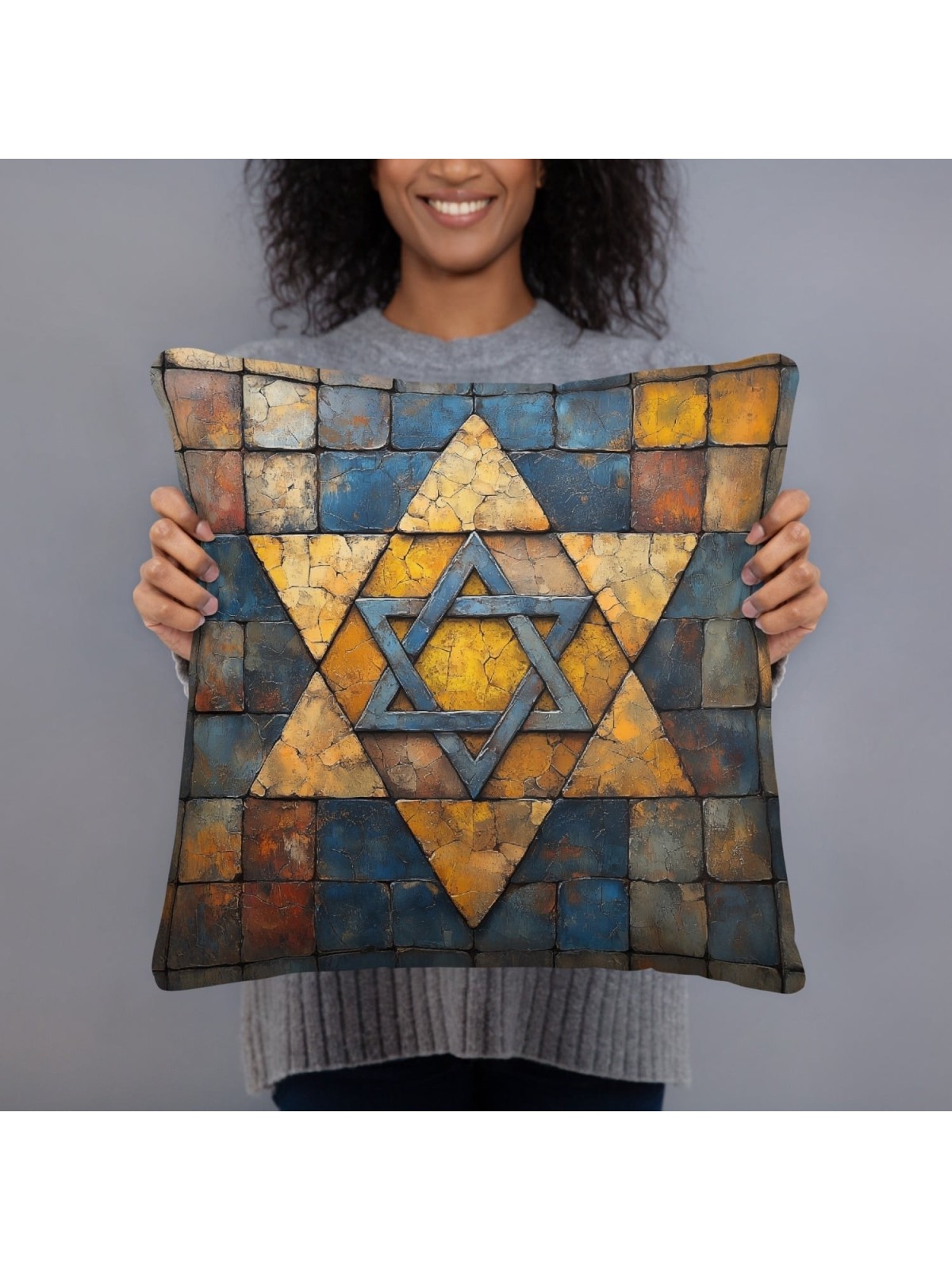 Antique Star of David Basic Pillow