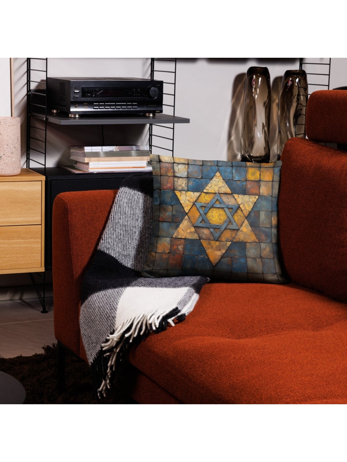 Antique Star of David Basic Pillow