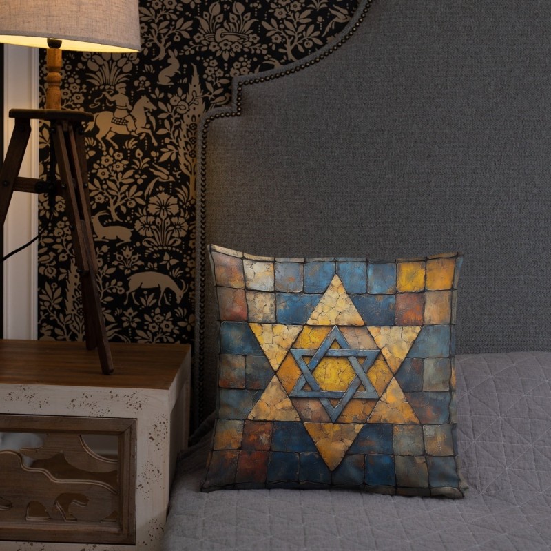 Antique Star of David Basic Pillow