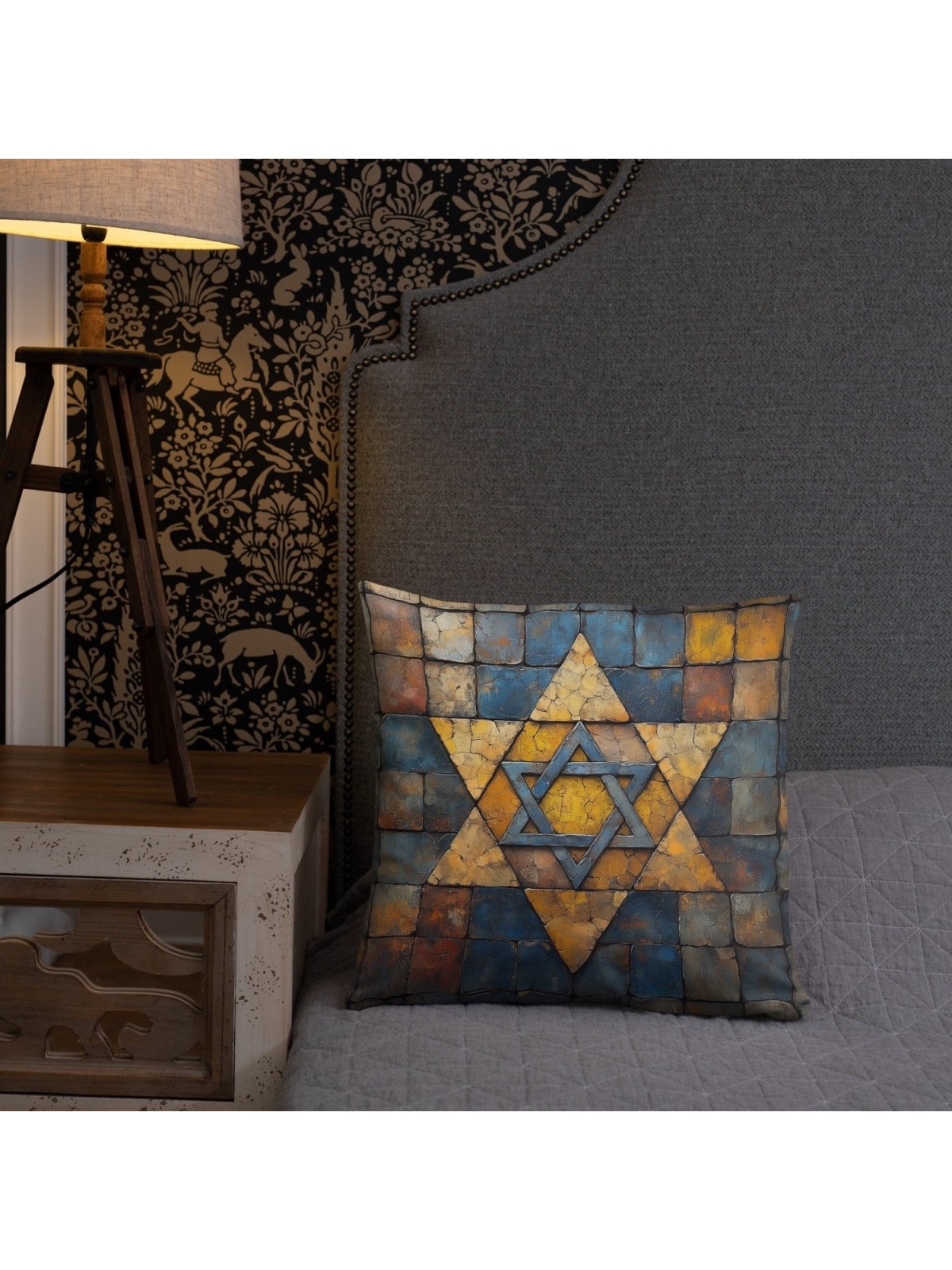 Antique Star of David Basic Pillow