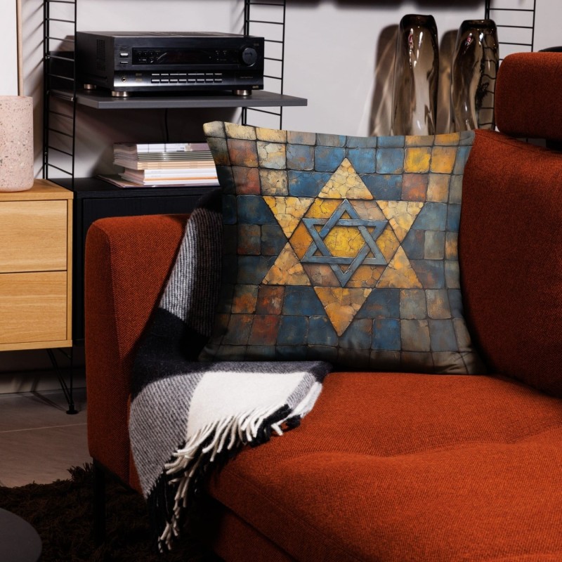 Antique Star of David Basic Pillow