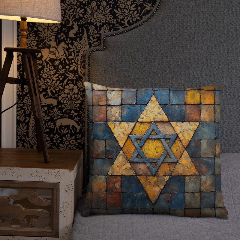 Antique Star of David Basic Pillow