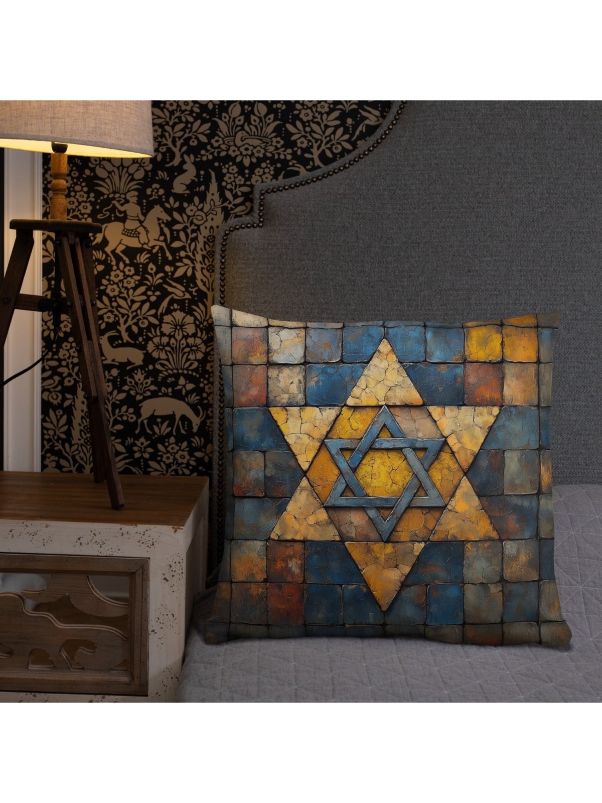 Antique Star of David Basic Pillow
