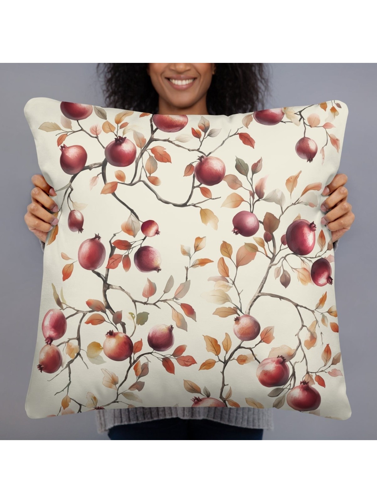 Enticing Pomegranates Pillow