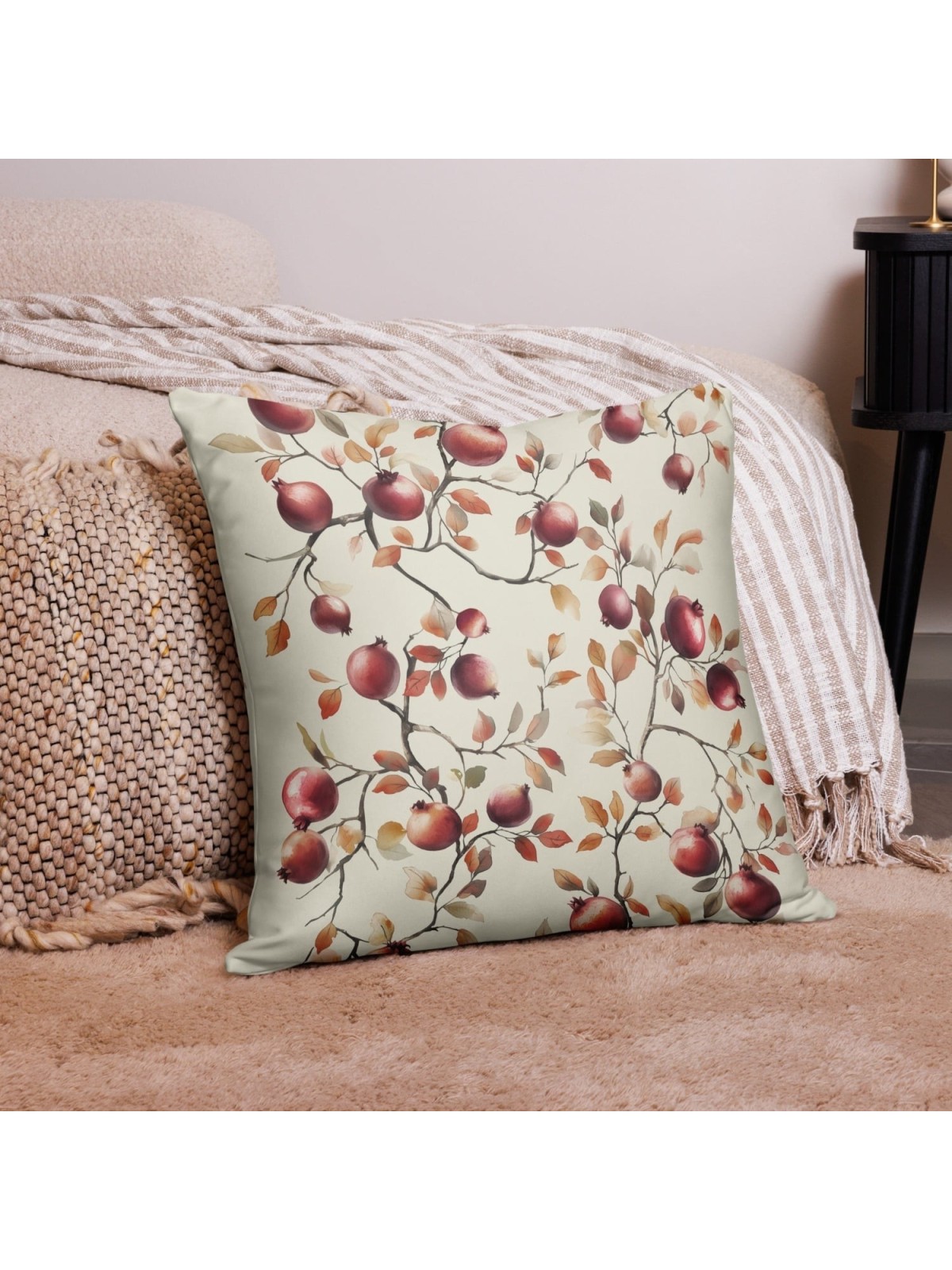 Enticing Pomegranates Pillow