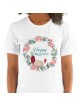 T-shirt unisexe floral heureux de Pâque