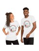 T-shirt unisexe floral heureux de Pâque