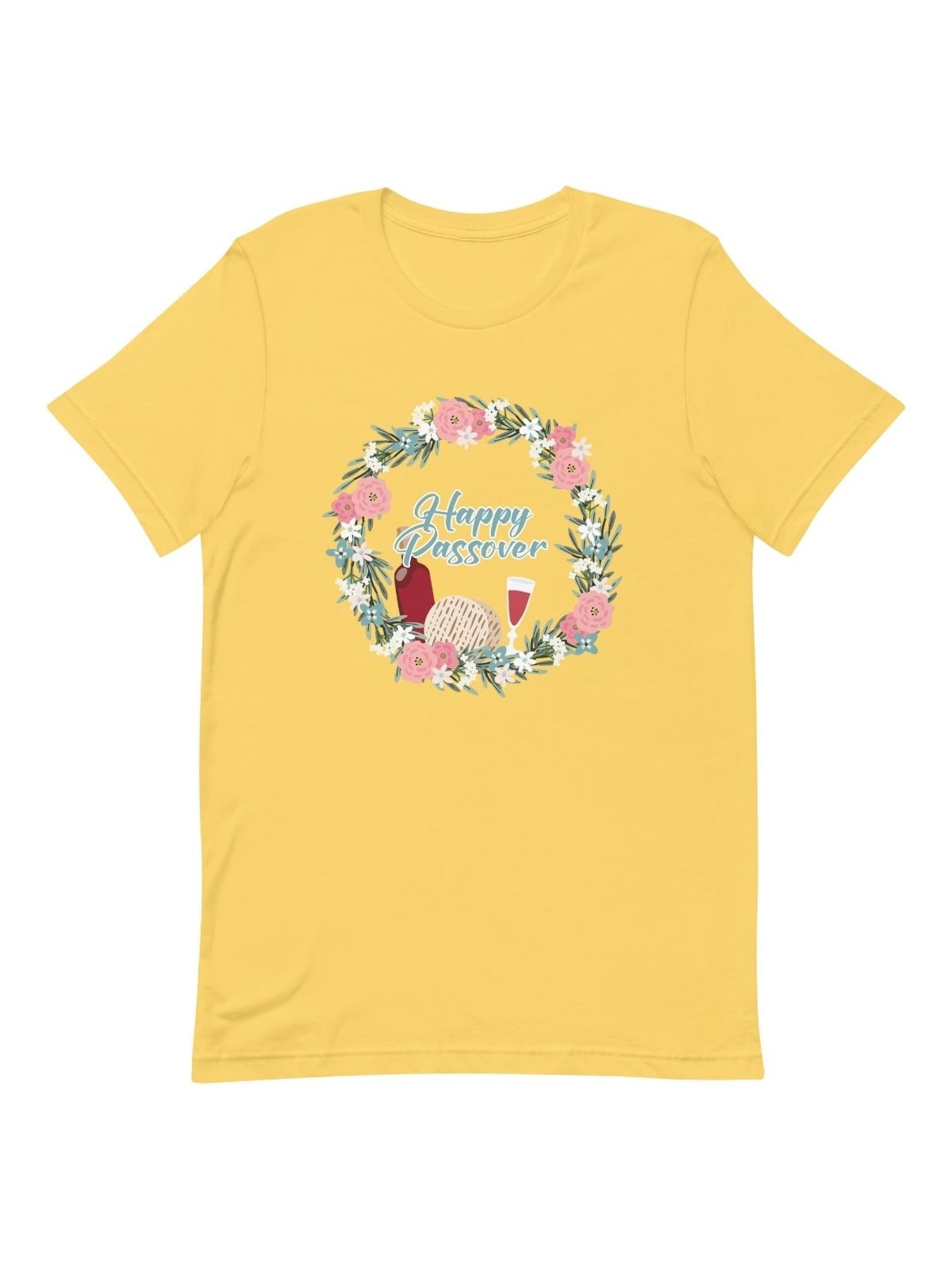 T-shirt unisexe floral heureux de Pâque