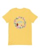 T-shirt unisexe floral heureux de Pâque