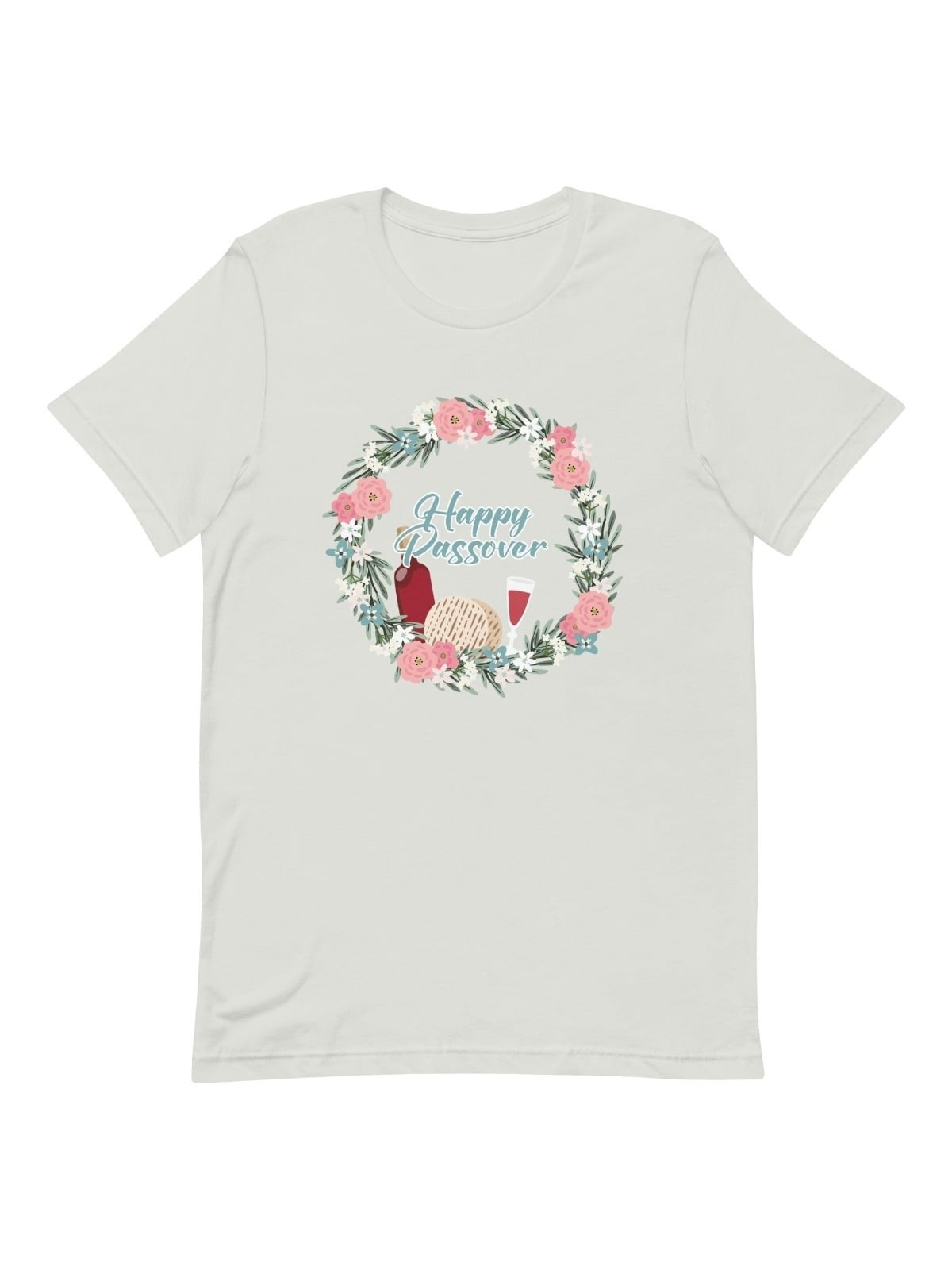 T-shirt unisexe floral heureux de Pâque