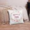 A Yiddishe Mamme Floral Pillow
