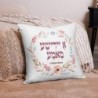 A Yiddishe Mamme Floral Pillow