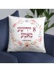 Un coussin floral Yiddishe Mamme