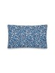 Blue Hebrew Letters Pillow