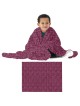 Ahava / Love Purple Throw Blanket