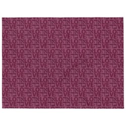 Ahava / Love Purple Throw Blanket