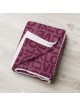 Ahava / Love Purple Throw Blanket