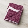 Ahava / Love Purple Throw Blanket