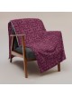 Ahava / Love Purple Throw Blanket
