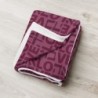Ahava / Love Purple Throw Blanket
