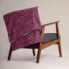 Ahava / Love Purple Throw Blanket