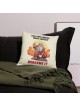 Moïse avec coussin décoratif café