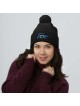 Love Israel Embroidered Pom-Pom Knit Cap