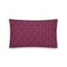 Ahava (Love) Purple Decorative Pillow