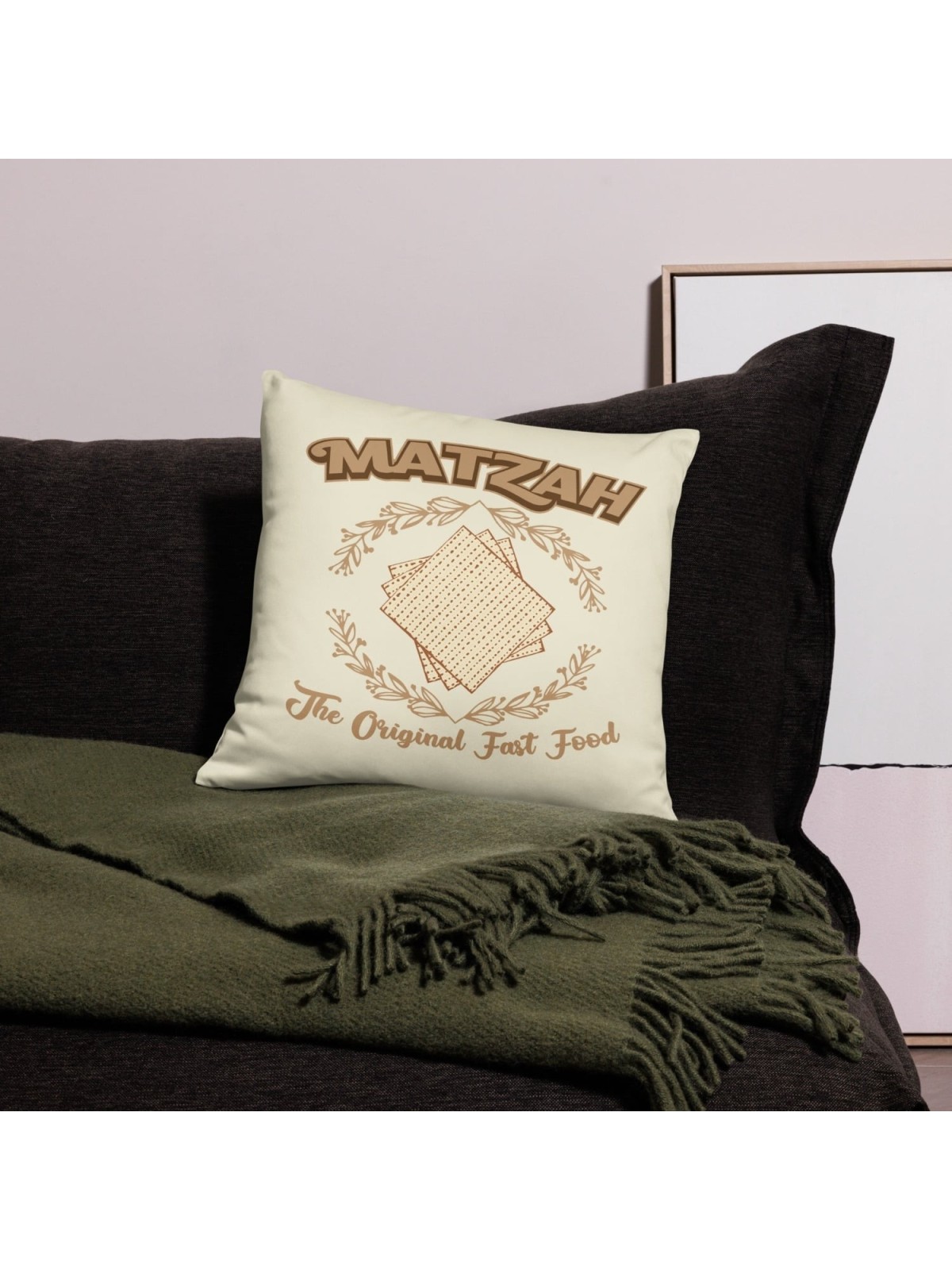 Matzah the Original Fast Food Pillow