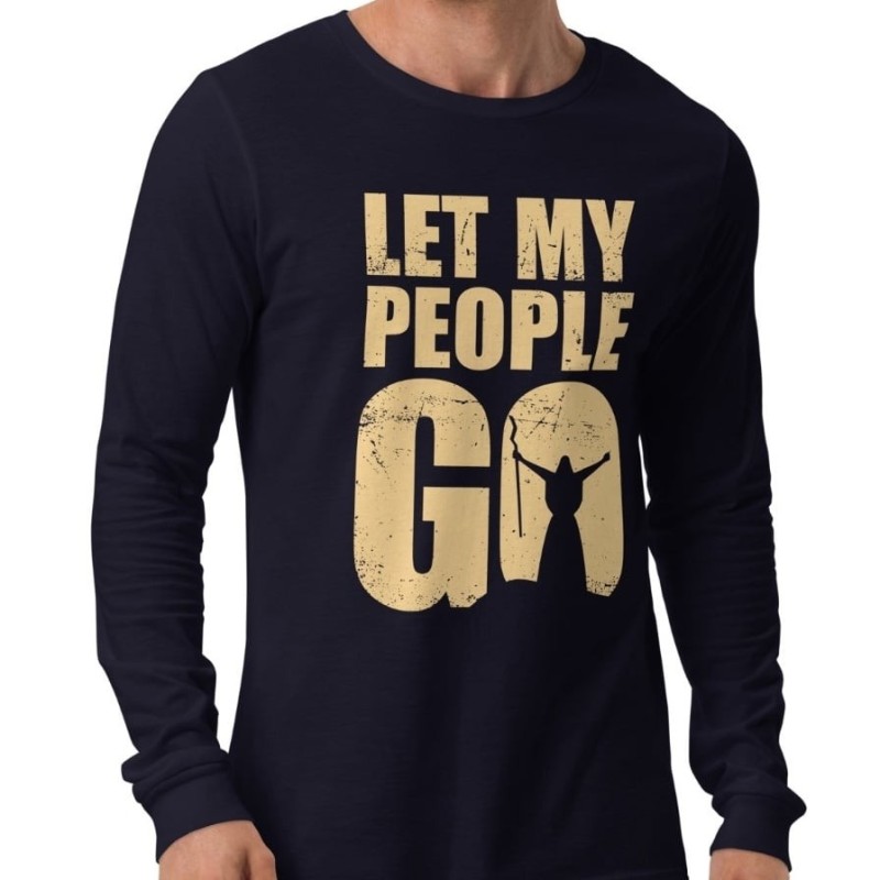 Laissez mon peuple partir Tee-shirt unisexe à manches longues