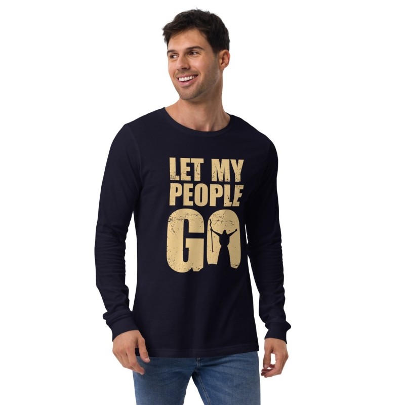 Laissez mon peuple partir Tee-shirt unisexe à manches longues
