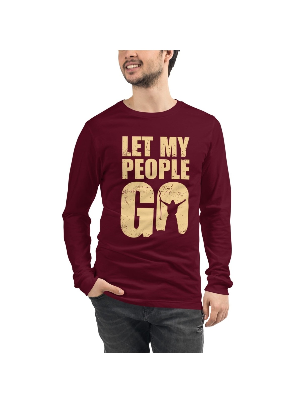 Laissez mon peuple partir Tee-shirt unisexe à manches longues