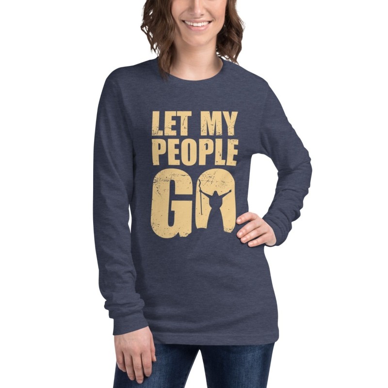 Laissez mon peuple partir Tee-shirt unisexe à manches longues