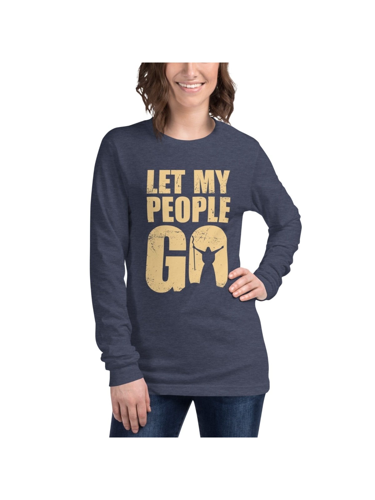 Laissez mon peuple partir Tee-shirt unisexe à manches longues