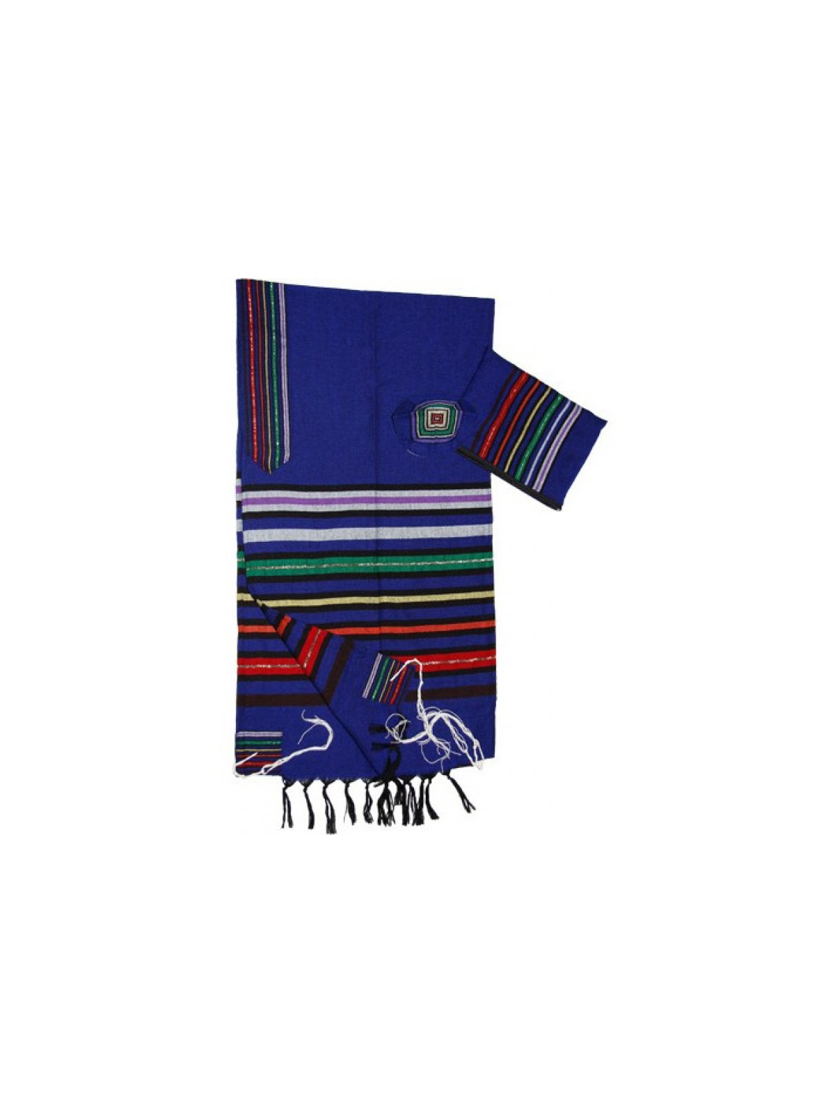 Gabrieli Handwoven Cotton Royal Blue T... | Gabrieli Hand Woven Tallit