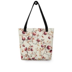 Enticing Pomegranates Tote Bag