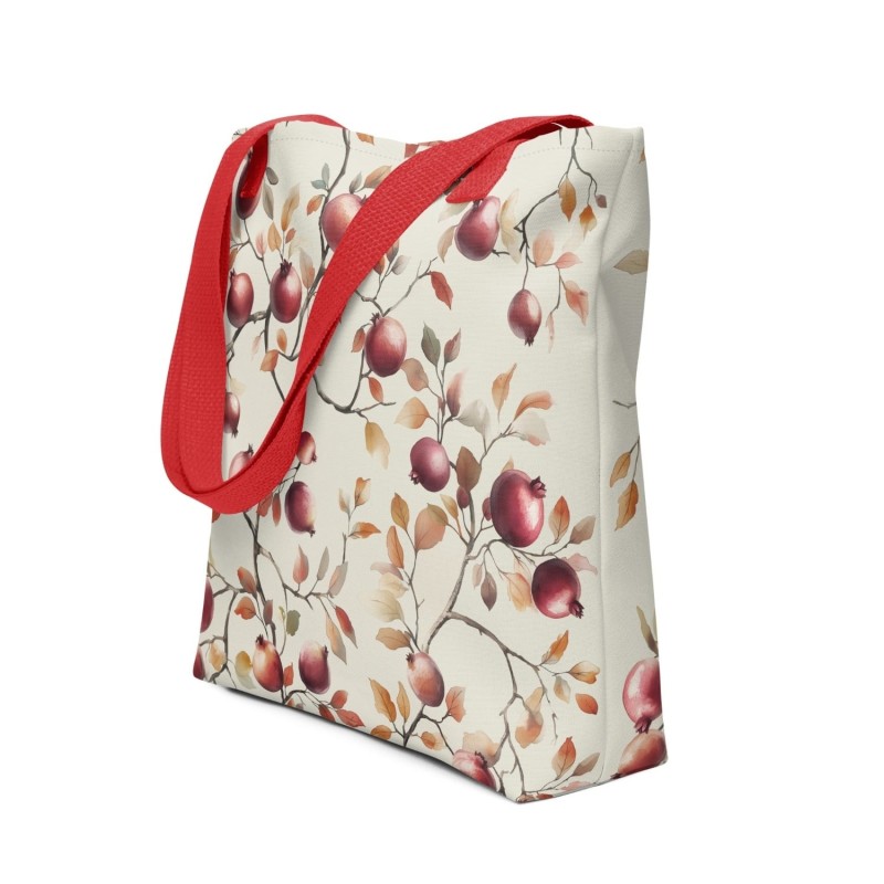 Enticing Pomegranates Tote Bag