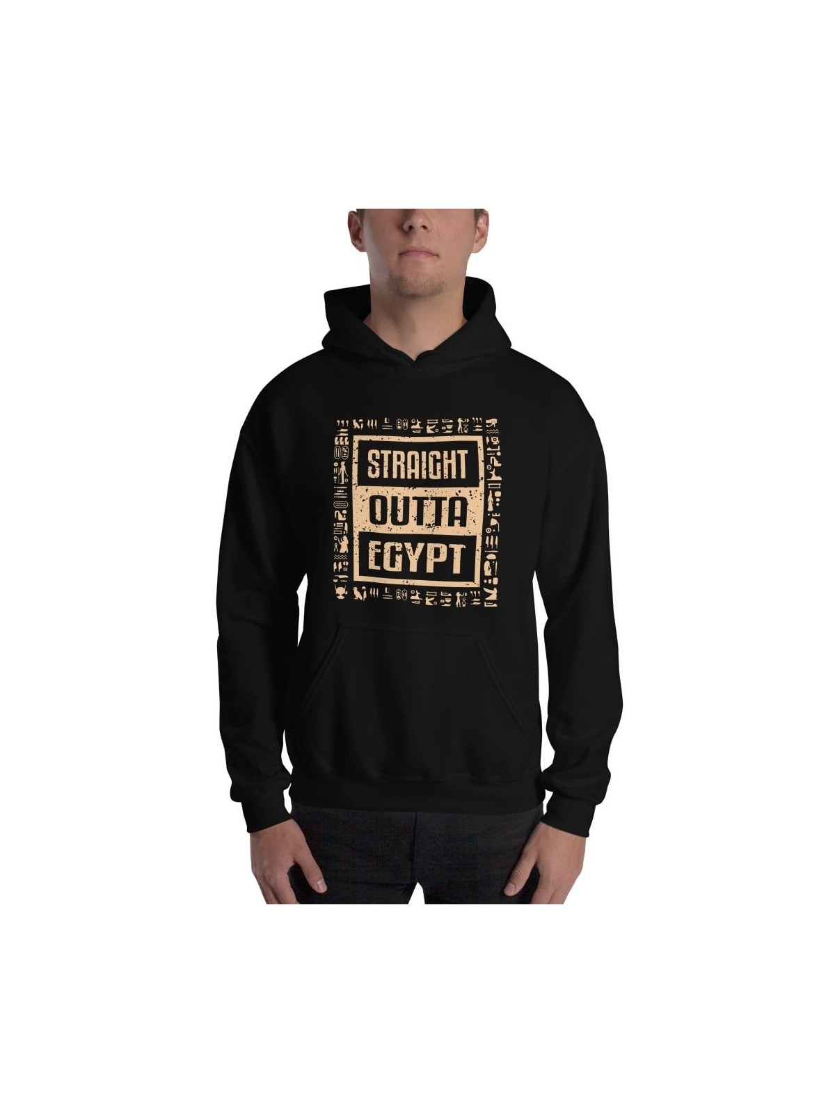 Sweat à capuche unisexe Straight Outta Egypt Pâque