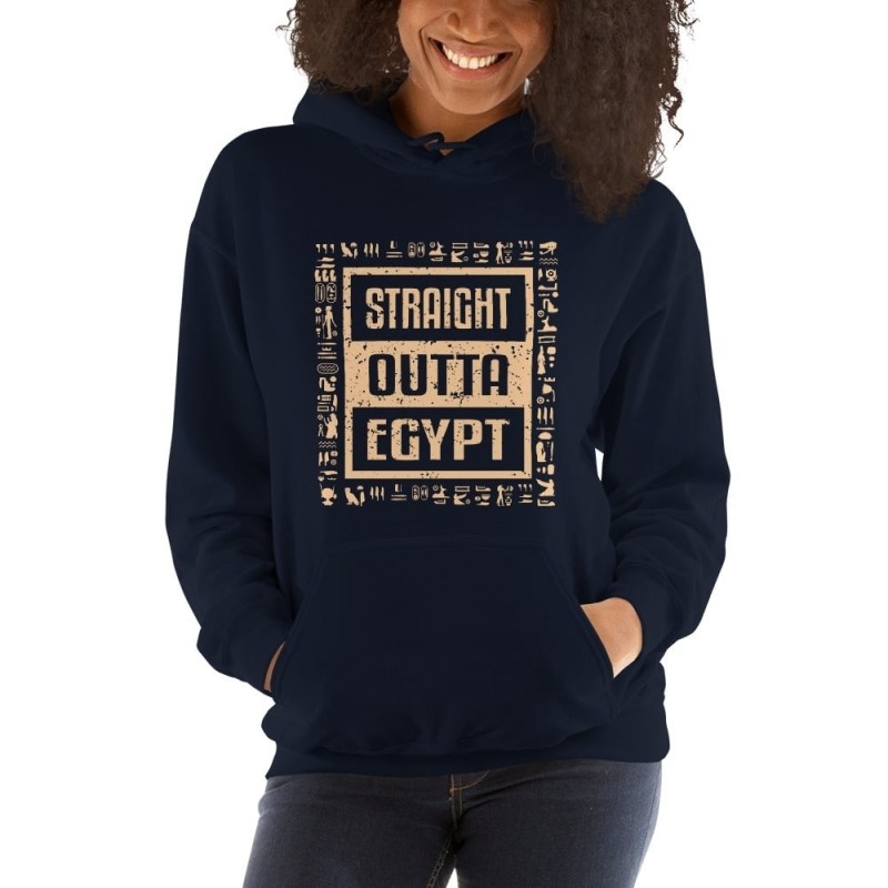 Sweat à capuche unisexe Straight Outta Egypt Pâque