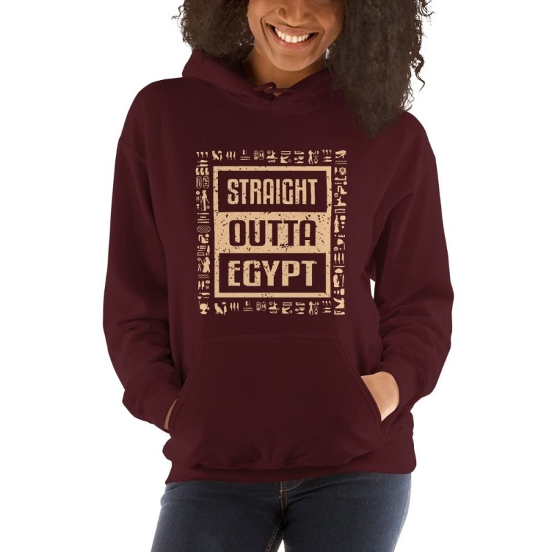 Sweat à capuche unisexe Straight Outta Egypt Pâque