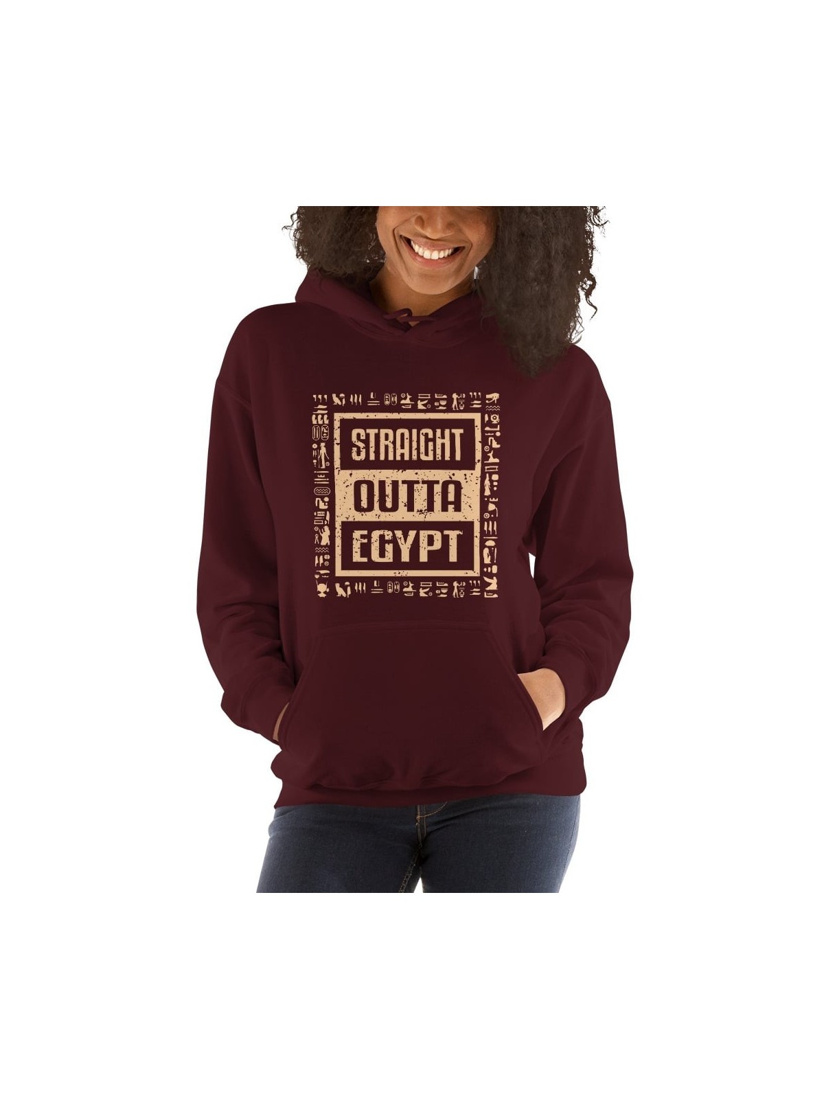 Sweat à capuche unisexe Straight Outta Egypt Pâque