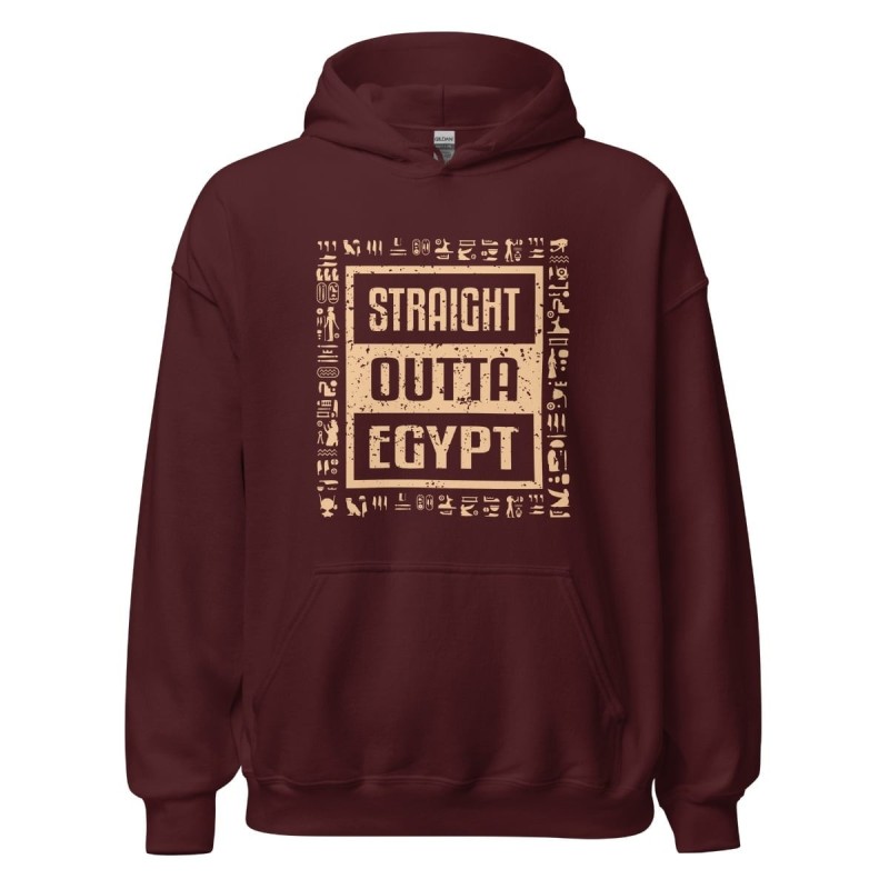 Sweat à capuche unisexe Straight Outta Egypt Pâque