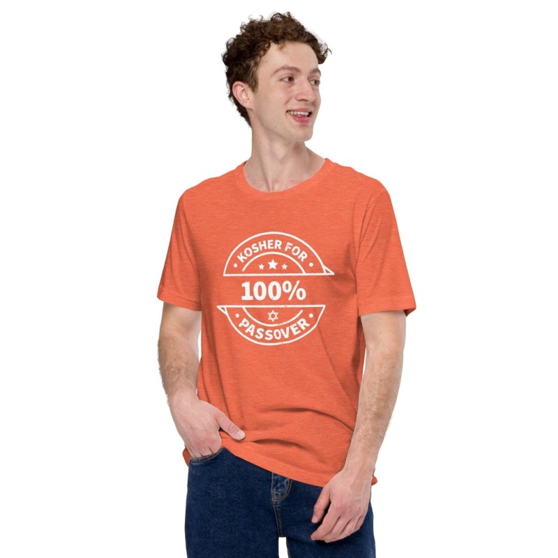 T-shirt 100 % casher pour Pâque - Unisexe