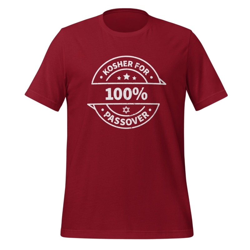 T-shirt 100 % casher pour Pâque - Unisexe