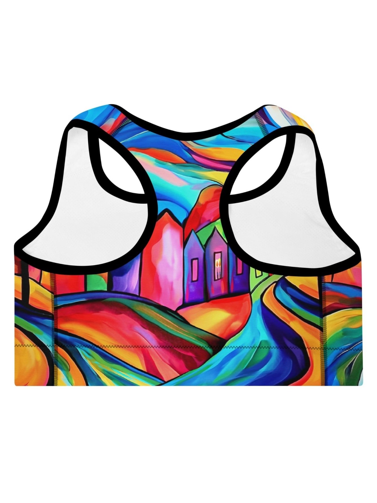 Jerusalem Colors Designer Padded Sports Bra